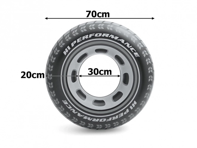 Velké nafukovací plavecké kolo 70 cm