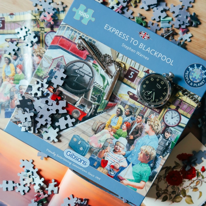 GIBSONS Puzzle Express do Blackpoolu 1000 dílků