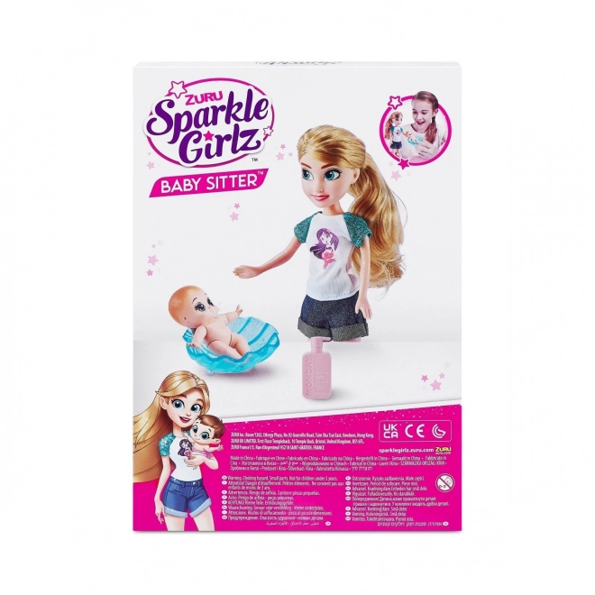 Zuru Sparkle Girlz baby sitter panenka