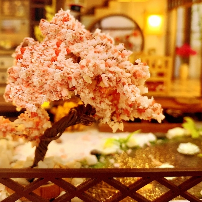 Miniatura domečku Honosná Sakurová Vila