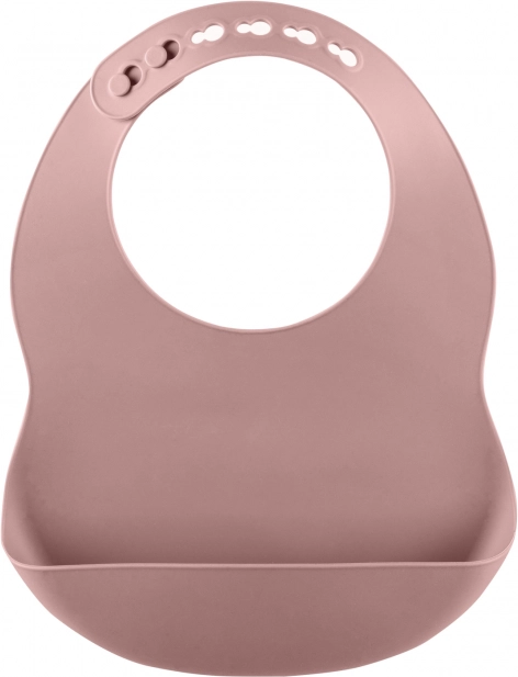 Silikonový bryndák Old Pink