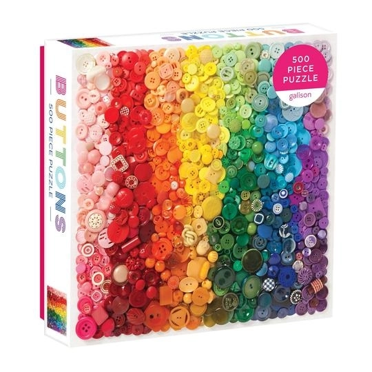 Puzzle duhové knoflíky 500 dílků