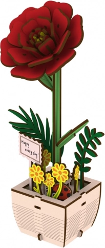 Dřevěná skládačka Kamélie