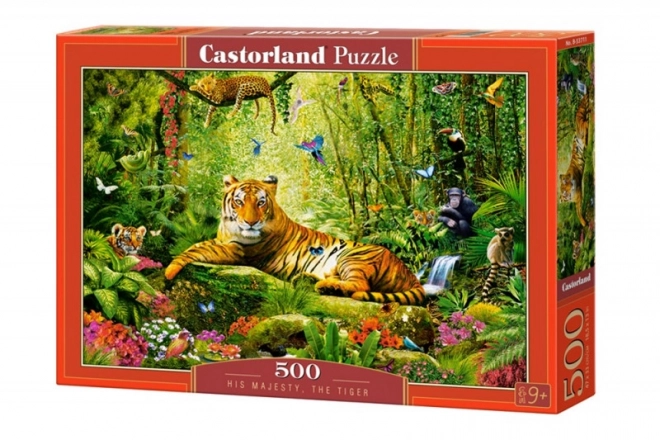 Puzzle 500 Dílů Jeho Veličenstvo Tygr