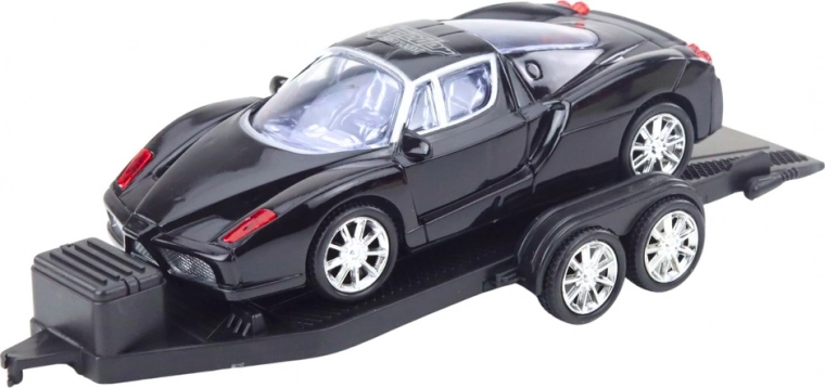 Sportovní auto s volně se otáčejícími koly