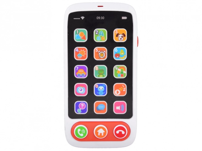 Interaktivní dotykový smartphone pro děti se světly a melodiemi