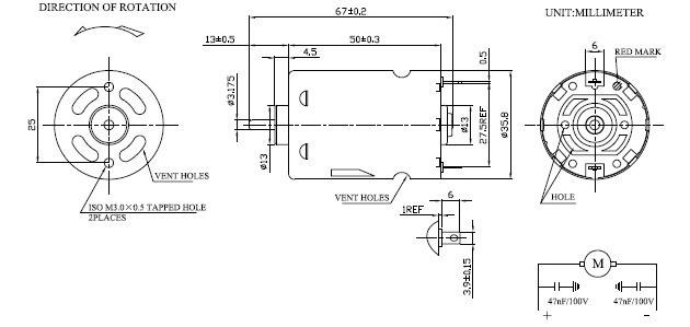 Motor SWIFT 500 12V