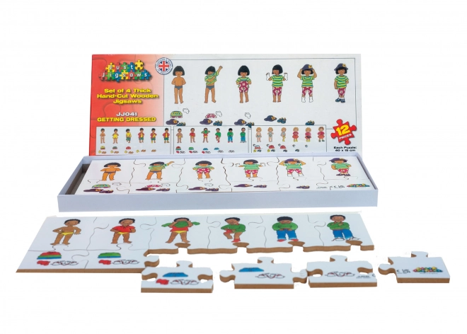 Just Jigsaws Oblékání - dřevěné puzzle pro děti