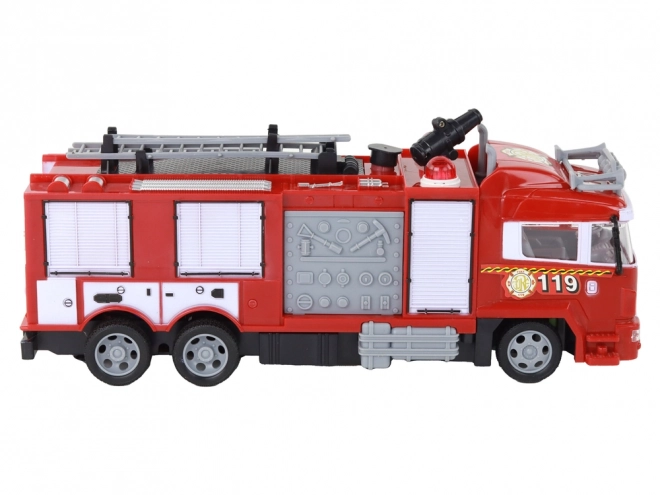 Velké RC hasičské auto s funkcí stříkání vody