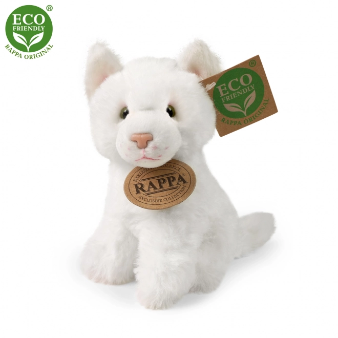 Plyšová kočka 14 cm sedící ECO-FRIENDLY