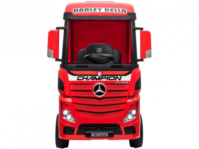 Elektrické auto TIR Mercedes Benz Actros – Červená