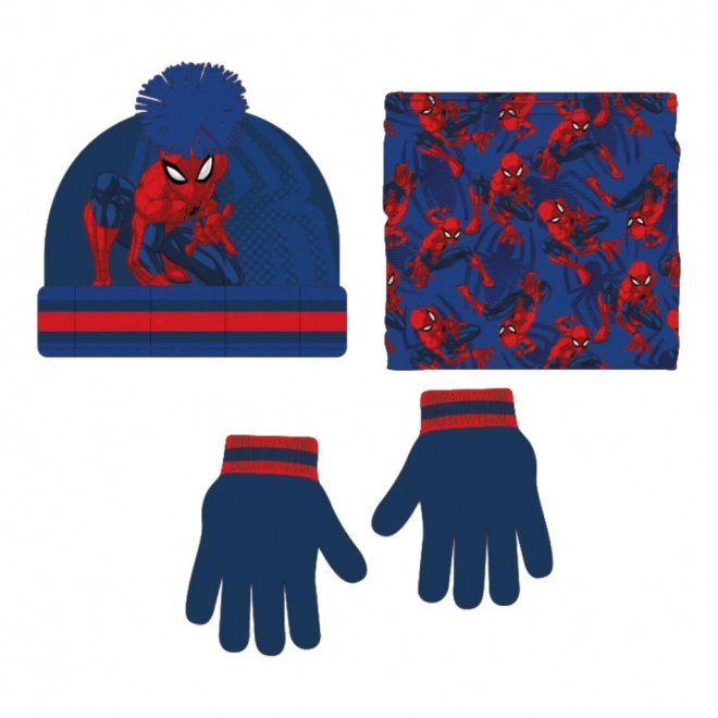 Sada čepice, rukavic a nákrčníku Spiderman