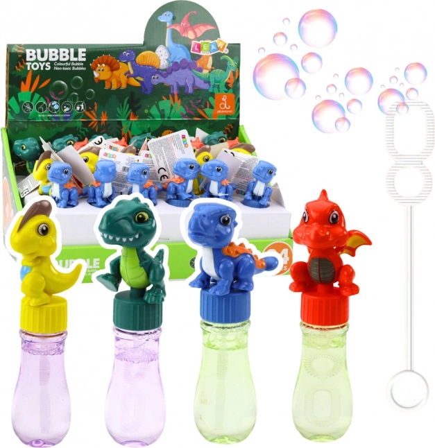 Baňka Mydlana s Pohyblivou Figurkou Dinosaurus 14 cm