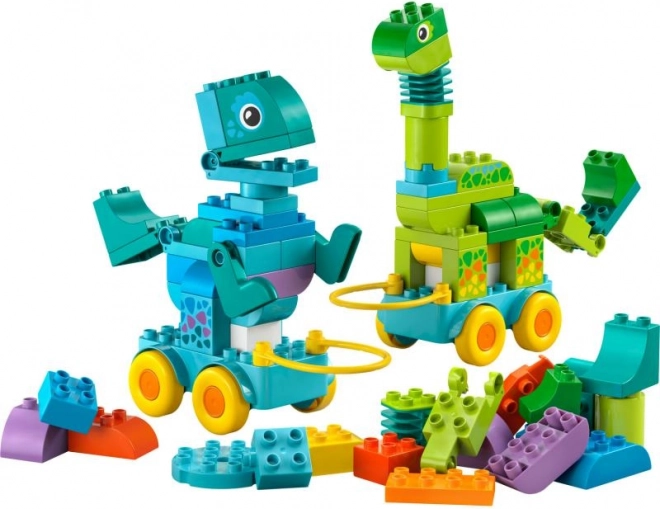 Stavebnice LEGO DUPLO 3 v 1: Dinosauři na Kolečkách