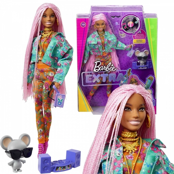 Barbie Extra - růžové copánky GXF09 51  TV 1.10.-31.12.