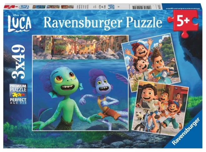 Disney Pixar: Luca puzzle 3x49 dílků
