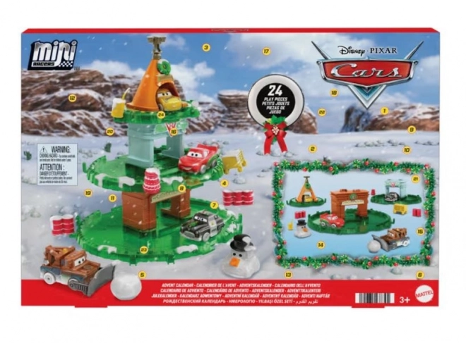 Adventní kalendář Cars Disney Pixar Mikro auta