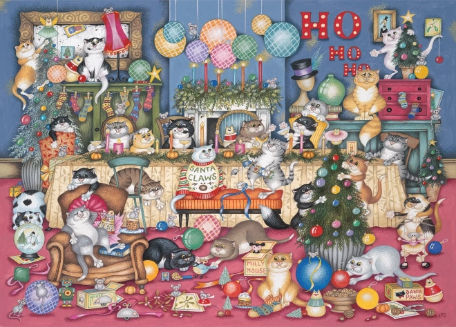 GIBSONS Puzzle Kočičí svátky 1000 dílků