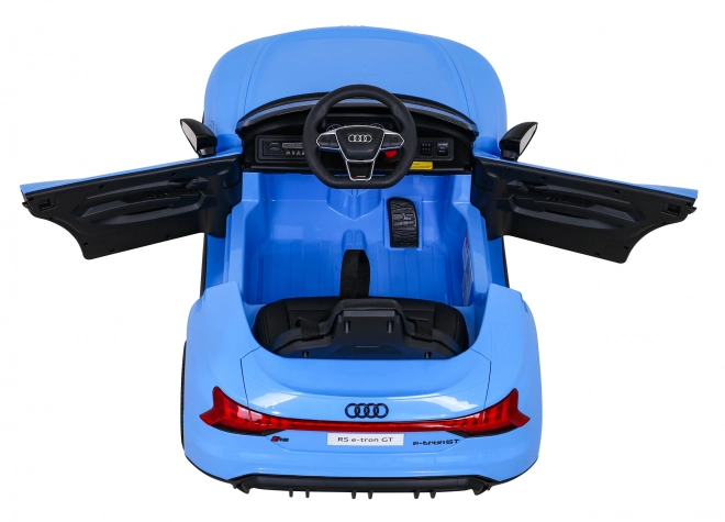 Audi RS E-Tron GT dětské elektrické auto s ovladačem a pohonem 4x4 – Modrá