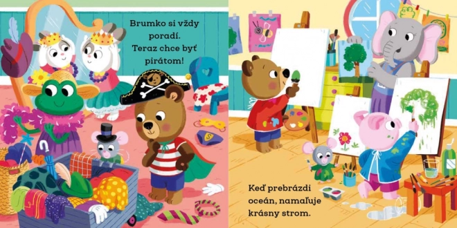 Brumko Rozumko Školkárom – Leporelo s pohyblivými prvky