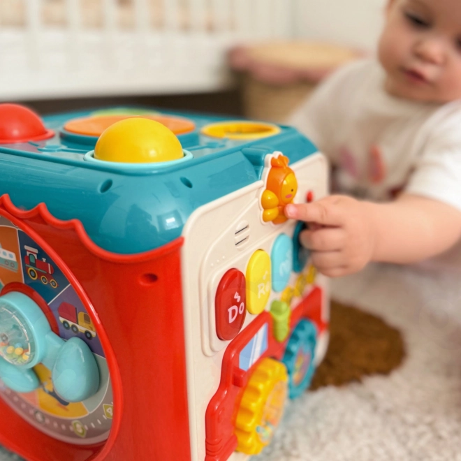 Montessori aktivní kostka 6v1