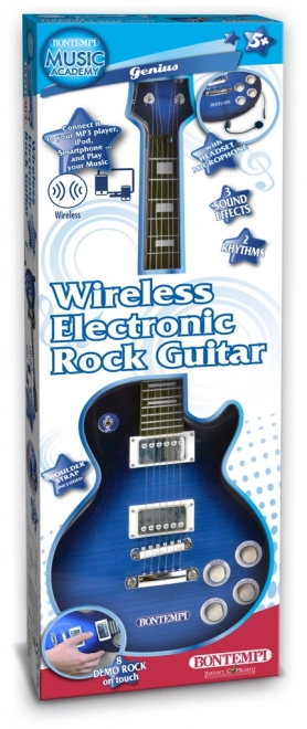 Rocková kytara elektronická Gibson s head setem