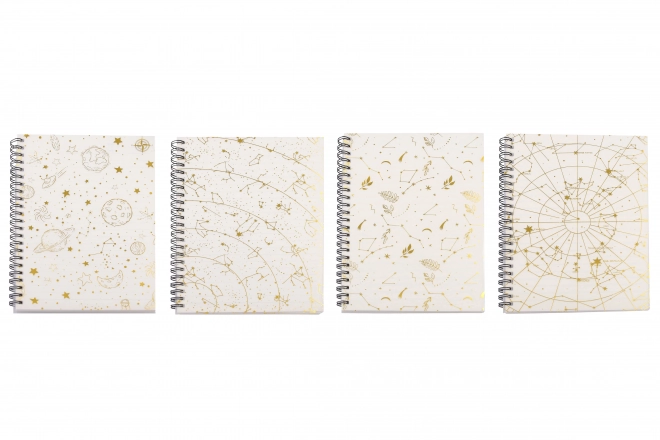 Notes Zodiac spirála linkovaný 14x20,5 cm 70 stran