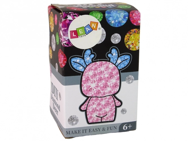 Kreativní sada LEAN Toys DIY Crystal Deer