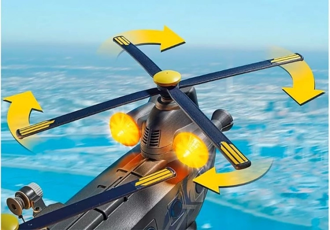 Playmobil City Action záchranný vrtulník jednotky speciálů