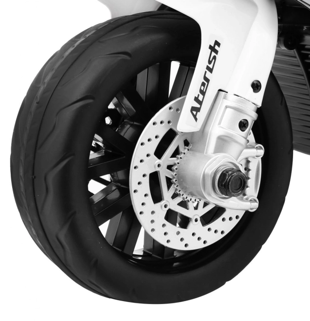 BMW S1000 RR Mini motorka na baterie + 3 kola + zvuky + LED dioda – Modrá