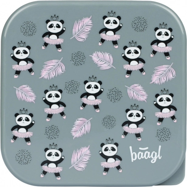 Svačinový box 4 v 1 Panda