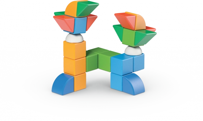 GEOMAG Magnetické kostky Magicube Shapes - Svět 32 dílů