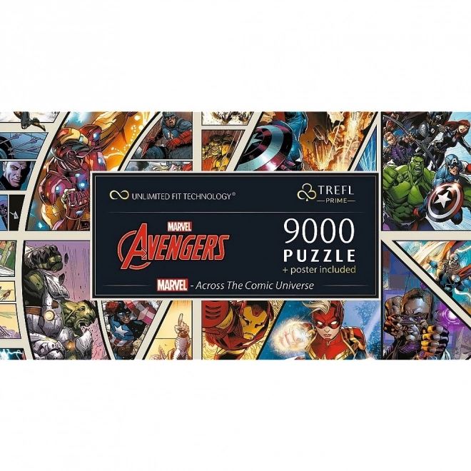 Puzzle 9000 dílků Marvel Across the Comic Universe