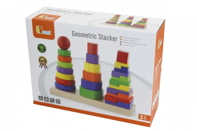 Dřevěná skládačka pyramida