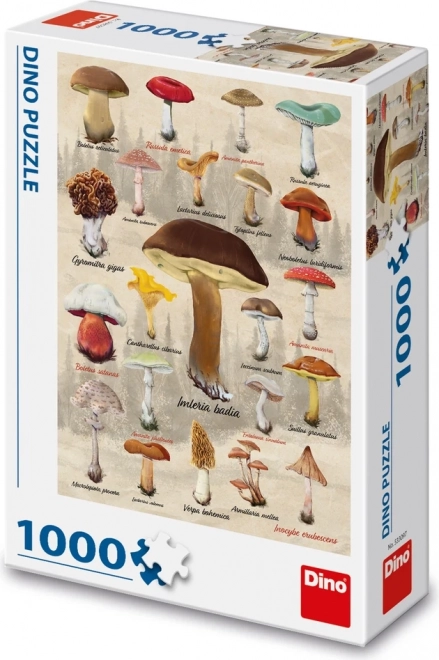 Puzzle houby koláž 1000 dílků