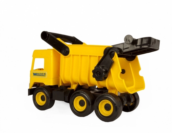 Žlutý sklápěč Middle Truck 38 cm v krabici