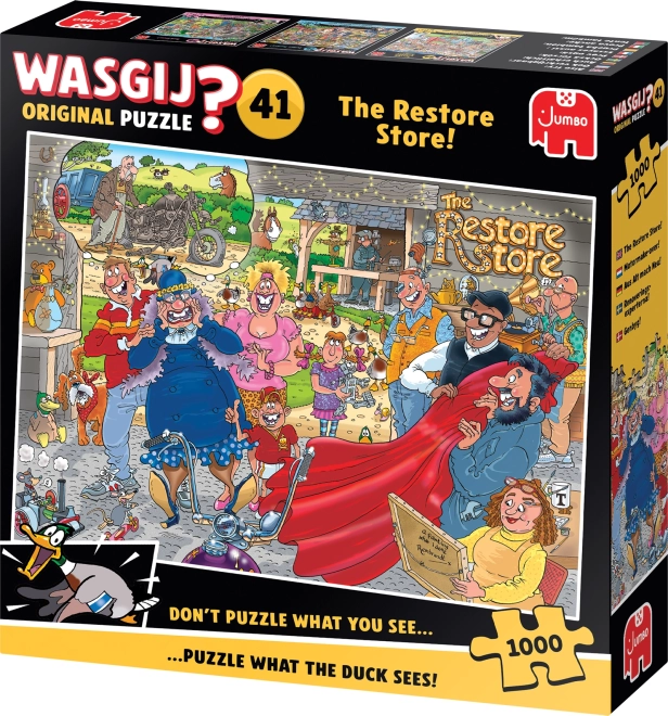 Puzzle WASGIJ 41: Obnova obchodu 1000 dílků