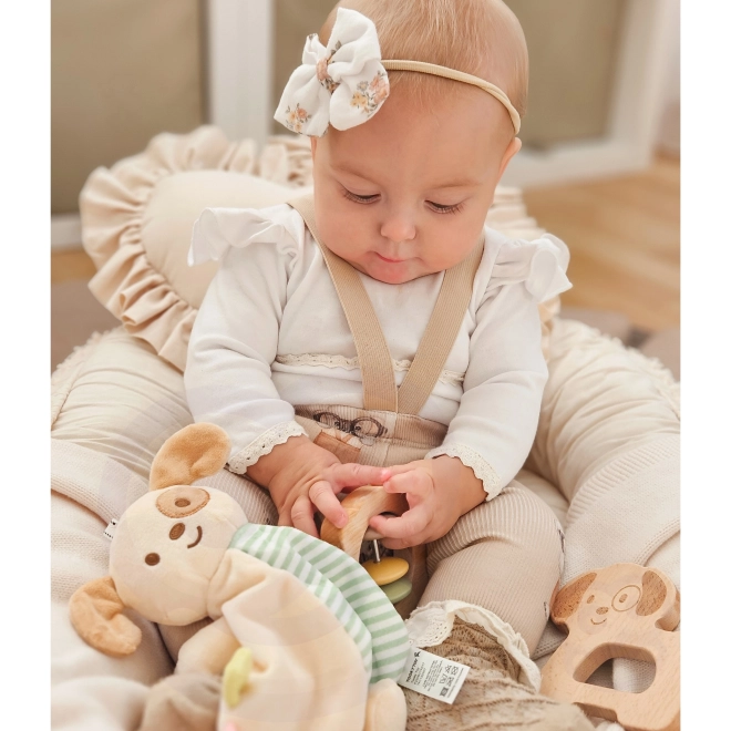 Dárková sada s pejskem a chrastítkem Tooky Toy