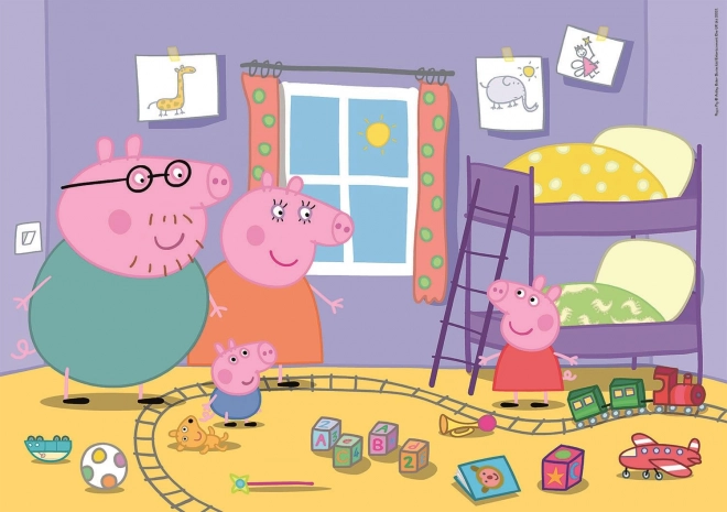 Puzzle Prasátko Peppa Maxi 60 dílků od Clementoni