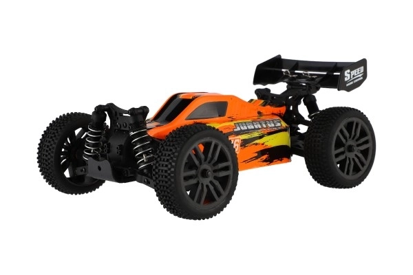 Auto RC Buggy Bonzai Jubatus terénní 30cm plast 2,4GHz na bat.+2xdob. pack v krab. 40x14x21 – Oranžové