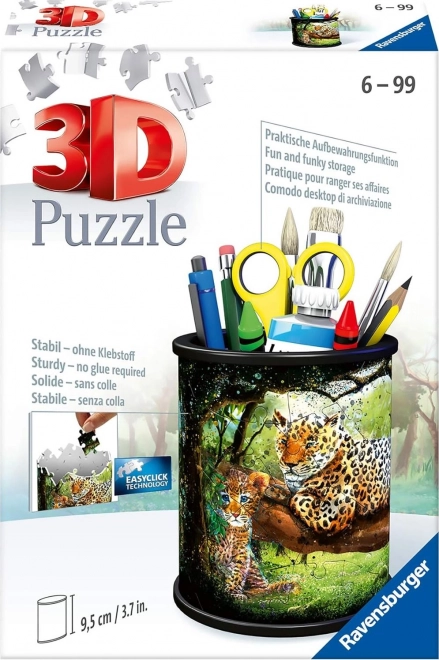 RAVENSBURGER 3D puzzle stojan: Levharti 54 dílků