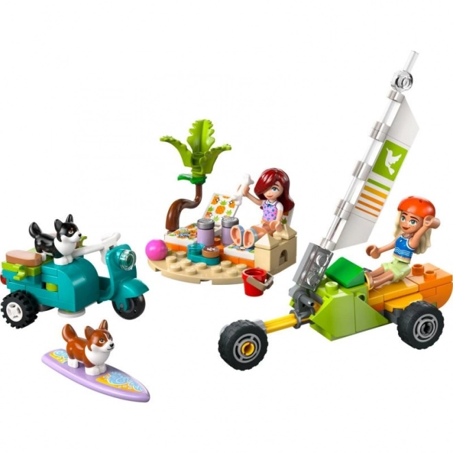 Lego Friends dobrodružství se surfujícími psy a skútrem