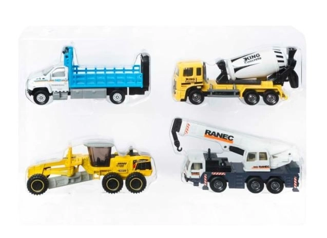 Sada stavebních vozidel Matchbox - stavební práce