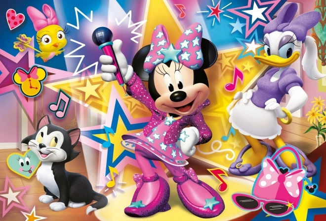 Puzzle 60 dílků MAXI Minnie Šťastní Pomocníci