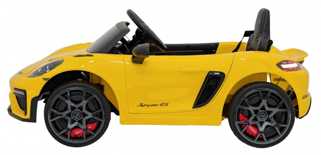 Dětské auto Porsche 718 – Žluté