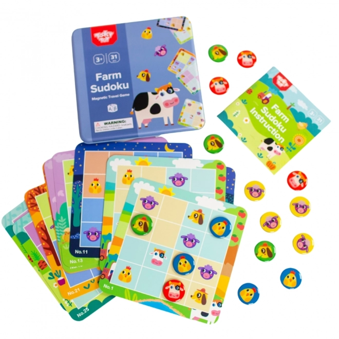Dětské sudoku farma od Tooky Toy