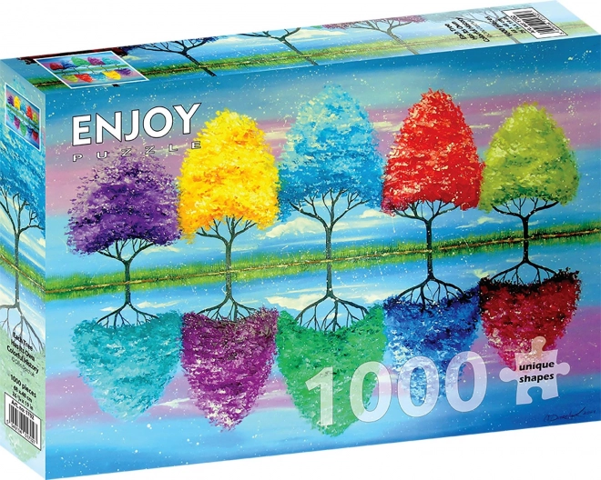 Barevné historické puzzle 1000 dílků