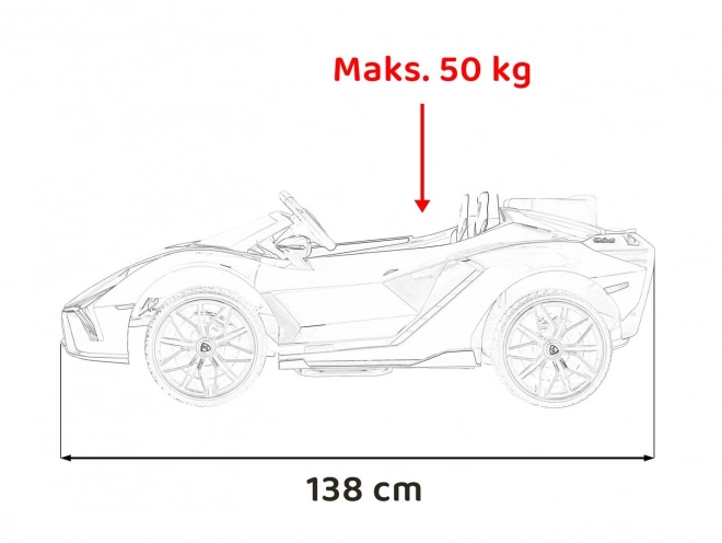 Vehicul electric Lamborghini SIAN – Růžové