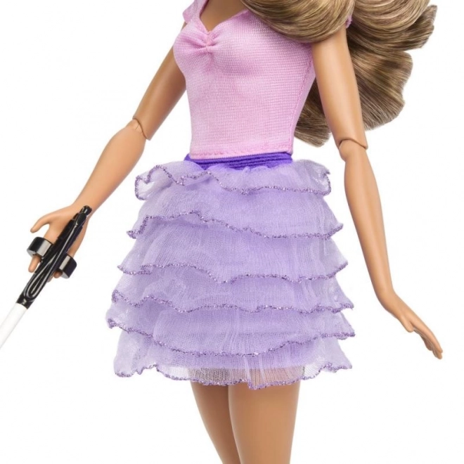 Barbie Modelka - fialová sukně s volánky HRH17