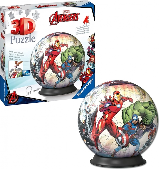 Puzzle-Ball Marvel: Avengers 72 dílků